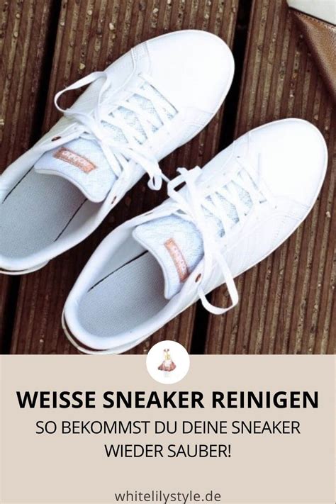 weiße schuhe reinigen nike